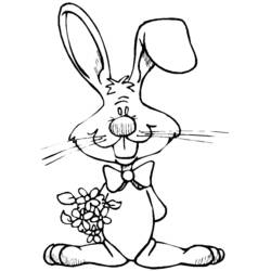 Coloring page: Rabbit (Animals) #9502 - Free Printable Coloring Pages