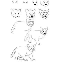 Coloring page: Raccoon (Animals) #20033 - Free Printable Coloring Pages