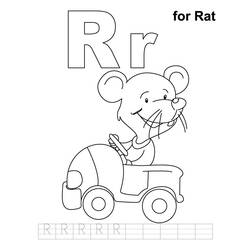 Coloring page: Rat (Animals) #15212 - Free Printable Coloring Pages