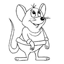 Coloring page: Rat (Animals) #15229 - Free Printable Coloring Pages