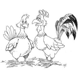 Coloring page: Rooster (Animals) #4140 - Free Printable Coloring Pages