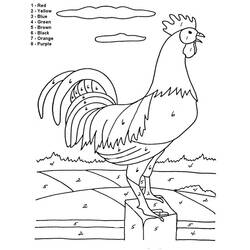 Coloring page: Rooster (Animals) #4166 - Free Printable Coloring Pages