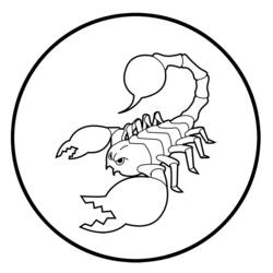 Coloring page: Scorpio (Animals) #14542 - Free Printable Coloring Pages
