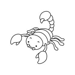 Coloring page: Scorpio (Animals) #14564 - Free Printable Coloring Pages