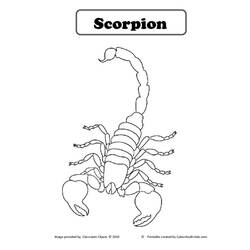Coloring page: Scorpio (Animals) #14610 - Free Printable Coloring Pages