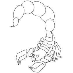 Coloring page: Scorpio (Animals) #14623 - Free Printable Coloring Pages