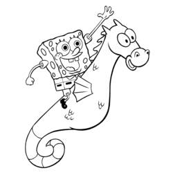 Coloring page: Seahorse (Animals) #18650 - Free Printable Coloring Pages