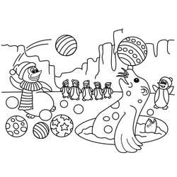 Coloring page: Seal (Animals) #16308 - Free Printable Coloring Pages