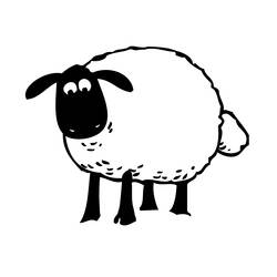 Coloring page: Sheep (Animals) #11392 - Free Printable Coloring Pages