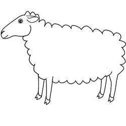 Coloring page: Sheep (Animals) #11402 - Free Printable Coloring Pages