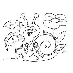 Coloring page: Snail (Animals) #6528 - Free Printable Coloring Pages