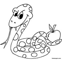 Coloring page: Snake (Animals) #14436 - Free Printable Coloring Pages