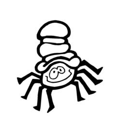 Coloring page: Spider (Animals) #634 - Free Printable Coloring Pages