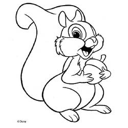 Coloring page: Squirrel (Animals) #6141 - Free Printable Coloring Pages