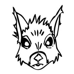 Coloring page: Squirrel (Animals) #6231 - Free Printable Coloring Pages