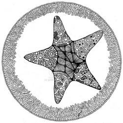 Coloring page: Starfish (Animals) #6726 - Free Printable Coloring Pages