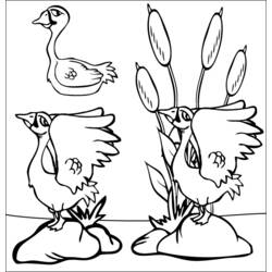 Coloring page: Swan (Animals) #5021 - Free Printable Coloring Pages