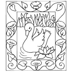 Coloring page: Swan (Animals) #5034 - Free Printable Coloring Pages