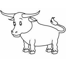 Coloring page: Taurus (Animals) #13787 - Free Printable Coloring Pages