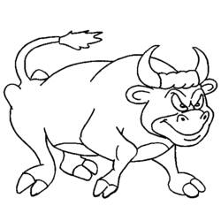 Coloring page: Taurus (Animals) #13799 - Free Printable Coloring Pages