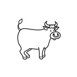 Coloring page: Taurus (Animals) #13807 - Free Printable Coloring Pages