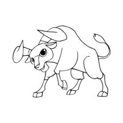 Coloring page: Taurus (Animals) #13813 - Free Printable Coloring Pages