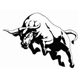 Coloring page: Taurus (Animals) #13835 - Free Printable Coloring Pages