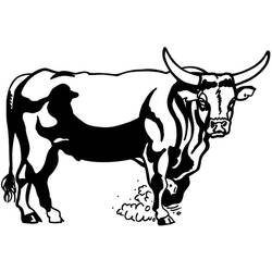 Coloring page: Taurus (Animals) #13872 - Free Printable Coloring Pages