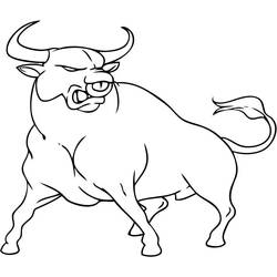 Coloring page: Taurus (Animals) #13873 - Free Printable Coloring Pages