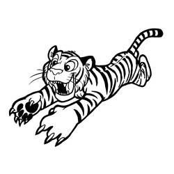 Coloring page: Tiger (Animals) #13589 - Free Printable Coloring Pages