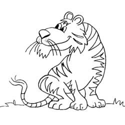 Coloring page: Tiger (Animals) #13734 - Free Printable Coloring Pages