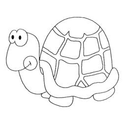 Coloring page: Tortoise (Animals) #13509 - Free Printable Coloring Pages