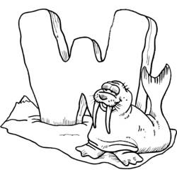 Coloring page: Walrus (Animals) #16489 - Free Printable Coloring Pages