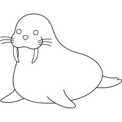 Coloring page: Walrus (Animals) #16532 - Free Printable Coloring Pages