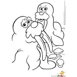 Coloring page: Walrus (Animals) #16555 - Free Printable Coloring Pages