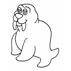 Coloring page: Walrus (Animals) #16578 - Free Printable Coloring Pages