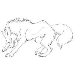 Coloring page: Wolf (Animals) #10451 - Free Printable Coloring Pages