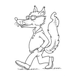 Coloring page: Wolf (Animals) #10467 - Free Printable Coloring Pages