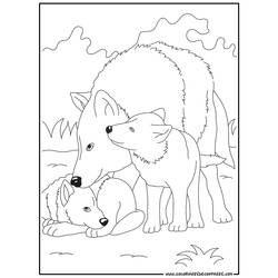 Coloring page: Wolf (Animals) #10491 - Free Printable Coloring Pages