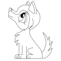 Coloring page: Wolf (Animals) #10510 - Free Printable Coloring Pages