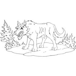Coloring page: Wolf (Animals) #10544 - Free Printable Coloring Pages