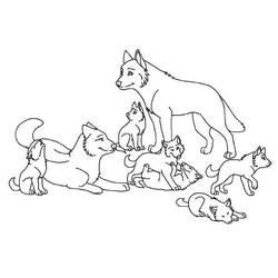 Coloring page: Wolf (Animals) #10556 - Free Printable Coloring Pages