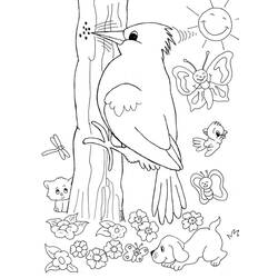 Coloring page: Woodpecker (Animals) #16677 - Free Printable Coloring Pages
