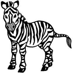 Coloring page: Zebra (Animals) #12996 - Free Printable Coloring Pages