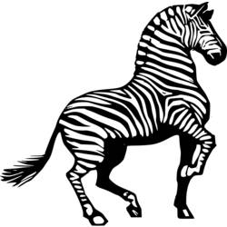 Coloring page: Zebra (Animals) #13047 - Free Printable Coloring Pages