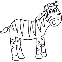 Coloring page: Zebra (Animals) #13093 - Free Printable Coloring Pages