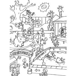 Coloring page: Zoo (Animals) #12637 - Free Printable Coloring Pages