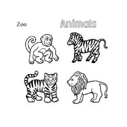 Coloring page: Zoo (Animals) #12695 - Free Printable Coloring Pages