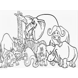 Coloring page: Zoo (Animals) #12725 - Free Printable Coloring Pages