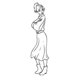 Coloring page: Anastasia (Animation Movies) #32807 - Free Printable Coloring Pages